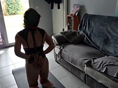 Sucer une bite, Bondage, Tir de sperme, Faciale, Français, Bâillonner, Hard, Jouets