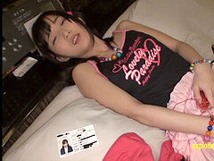 Jav teenager Reina Tsukimoto teases In Her Uniform Then undresses