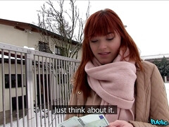 Cul, Allemand, Seins naturels, De plein air, Public, Chatte, Rousse roux, Nénés