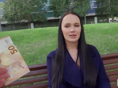 Kont, Pijpbeurt, Bruinharig, Hondjeshouding, Gezichtspunt, Geschoren, Tiener, Tieten likken