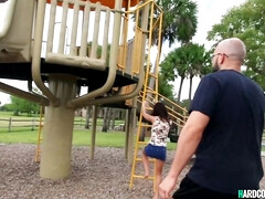 18, 茶髪の, ハードコア, 巨大, ペニス, オマンコ, 剃毛, ティーン