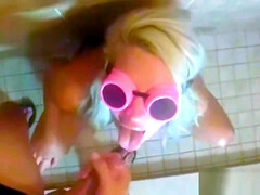 素人, ブロンド, フェラチオ, イく瞬間, Hd, 天然, ゴックンする, オッパイの
