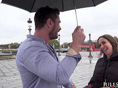 Anal, Brunette brune, Faciale, Béant, Lingerie, De plein air