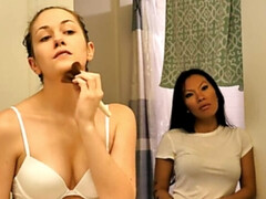 Enthousiasteling, Aziatisch, Stel, Brillen, Hd, Japaans, Mager, Tatoeage