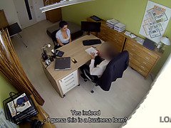 面接, 美人, デカパイ, フェラチオ, チェコ, なめる, ハメ撮り, ティーン