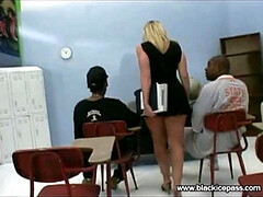 Grosser schwanz, Schwarz, Blondine, Schwarz, Interrassisch, Milf