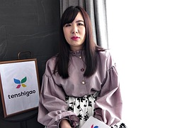 アジア人, 美人, デカパイ, フェラチオ, ぽちゃ, ハードコア, 叫ぶ, オッパイの