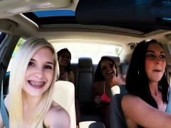 Blond, Bruinharig, Europees, Groep, Hd, Buiten, Tiener, Trio