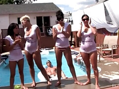 Wet T-Shirt Competition: Big-Busted College Co-eds