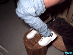 Nana, Gros cul, Gorge profonde, En levrette, Seins naturels, De plein air, Pov, Russe