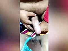 Hot Latina Wife Gets Double Creampie - Cuckold Fucks Her Pussy Full of Another Man's Cum