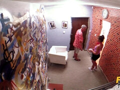 Cul, Sucer une bite, Brunette brune, Faciale, Léchez, De plein air, Chatte, Voyeur