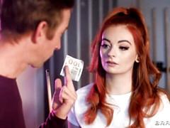 Good redhead Lola Rose is getting fucked in the missionary pose