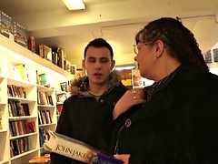 big tits bookworm mom is picked up for play
