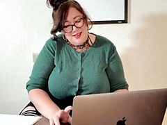 Leie, Wohlbeleibte schöne frauen, Schmutzig, Fett, Lingerie, Schlaffe titten, Solo, Lehrer