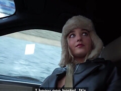 Tussi, Blondine, Blasen, Schwanz, Hundestellung, Hd, Pov, Titten