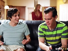 Gros seins, Blonde, Robe, Talons, Mère que j'aimerais baiser, Maman, Chatte, Espagnole