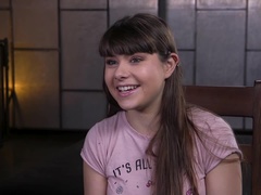 Bondage, Brunette brune, Cuir, Naturelle, Orgasme, Douleur, Pute, Vibromasseur