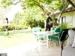 Arab teenager nailed stepdads big white knob