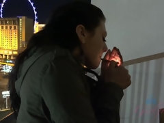 Enthousiasteling, Badkamer, Grote kont, Bruinharig, Jurk, Vriendin, Masturbatie, Gezichtspunt