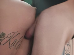 Жопа, Блондинки, Минет, Семяизвержение, Сперма на лице, На природе, Реалити, Короткая стрижка