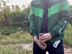 素人, アジア人, デカチン, イく瞬間, ゲイ, アウトドア, 公共, タイ