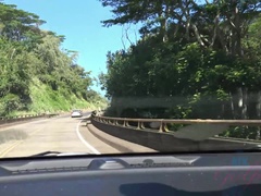 ビーチ, ブロンド, 中出し, 彼女, 手コキする, ヌード, アウトドア, オッパイの