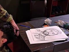 Verga grande, Sexo duro, Músculo, Policía, Estrella porno, Afeitado, Flaco, Uniforme