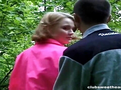 Grosser schwanz, Blasen, Braunhaarige, Sperma im mund, Milf, Jungendliche (18+), Titten, Vintage