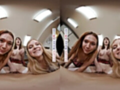 Morena, Universidad, Semen en la boca, Corridas faciales, Cuadrupleta, Afeitado, Tetas