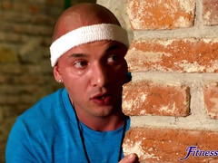 Leie, Tussi, Grosse titten, Blasen, Braunhaarige, Handjob, Muschi, Spanner