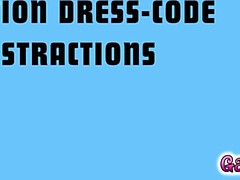 デカパイ, フェラチオ, 服従, フェムドム, 毛深い, ストッキング, 生徒, 教師