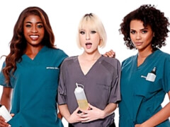 黒人, 異人種間, キス, なめる, オナニー, オマンコ, ストリッピング, 三人