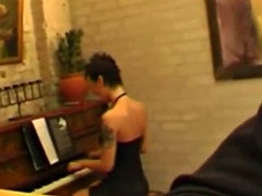 カップル, オランダ人, 手コキする, ハードコア, 熟年, 淫乱熟女, オッパイの