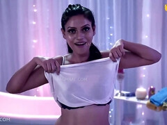 アジア人, お尻, 美女, デカ尻, 茶髪の, インド人, マッサージ, オッパイの