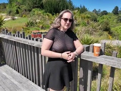 Grosse titten, Paar, Frau, Hd, Im freien, Muschi, Ablutschen, Ehefrau