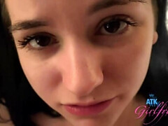Violet Rain Experiences a Massive Creampie.