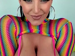 美女, デカパイ, フェラチオ, 黒人, オナニー, 淫乱熟女, ハメ撮り, オッパイの