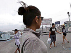 素人, アジア人, フェラチオ, カップル, 彼女, アウトドア, 公共, タイ