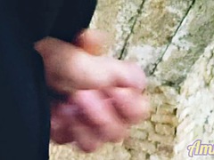 デカチン, イく瞬間, ヨーロピアン, ゲイ, オナニー, アウトドア, 公共, 一人