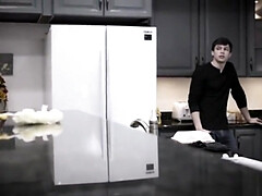 College slender housemaid teen 18+ fucked by a crazy boy