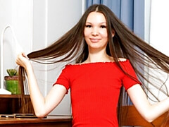 18 jahre, Leie, Masturbation, Natürlichen titten, Dürr, Solo, Entkleiden, Jungendliche (18+)