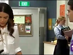 Naughty Student Steals Sexy Teacher's Clothes in School Shower - ENF Robbed Naked