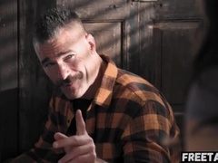 Brunette brune, Éjaculation interne, Poilue, Seins naturels, Chatte, Réalité, Tabou, Nénés