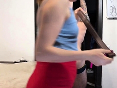 Leie, Blasen, Braunhaarige, Weibliche domination, Fetisch, Hardcore, Jungendliche (18+)