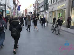 Amateur, Gros cul, Doigter, Petite amie, Petite femme, Public, Chatte, Nénés