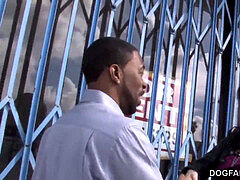 デカチン, 黒人, フェラチオ, 淫乱熟女