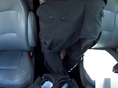 Sadomasochismus, Schönheit, Blasen, Braunhaarige, Süss, Fetisch, Fußfetisch, Öffentlich