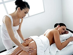 Doigter, Interracial, Embrassement, Lesbienne, Massage, Masturbation, Chatte, Nénés