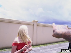 Enthousiasteling, Blond, Autobus, Sperma in mond, Sperma shot, Hondjeshouding, Hd, Rijden